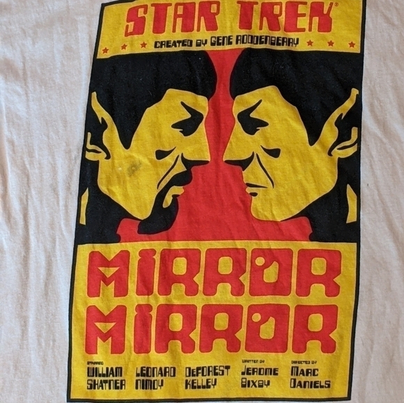 Star Trek Mirror Mirror Episode Mr. Spock T-Shirt X-Large - Picture 3 of 4